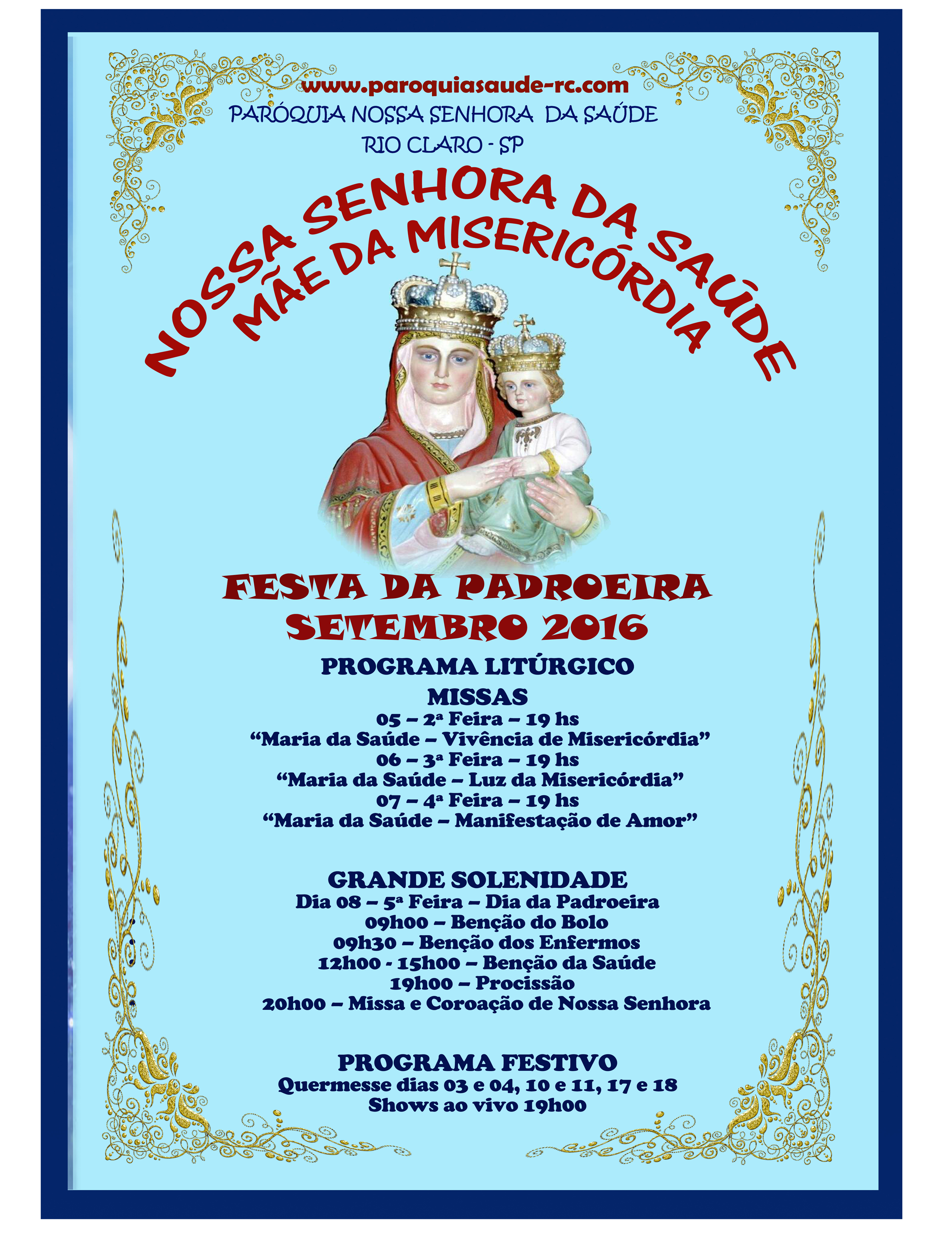 Festa Saúde - cartaz 1  a4